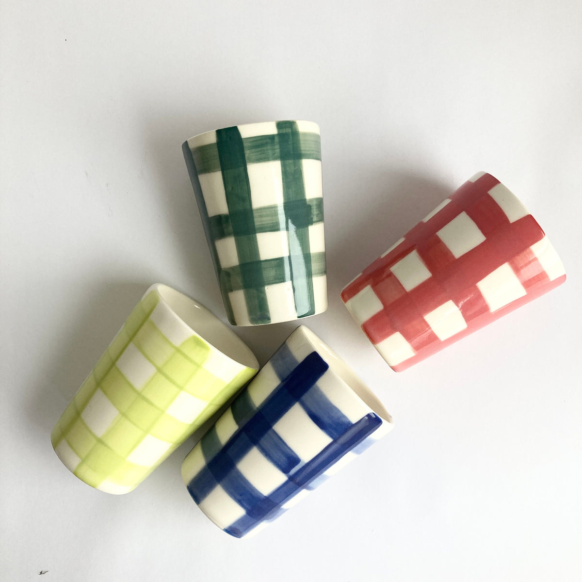 PLAID Ceramic cup