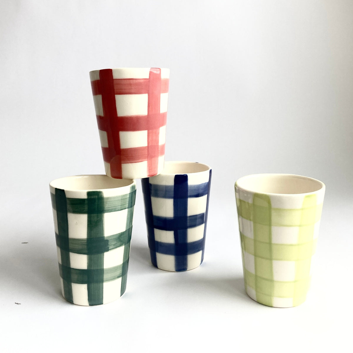PLAID Ceramic cup