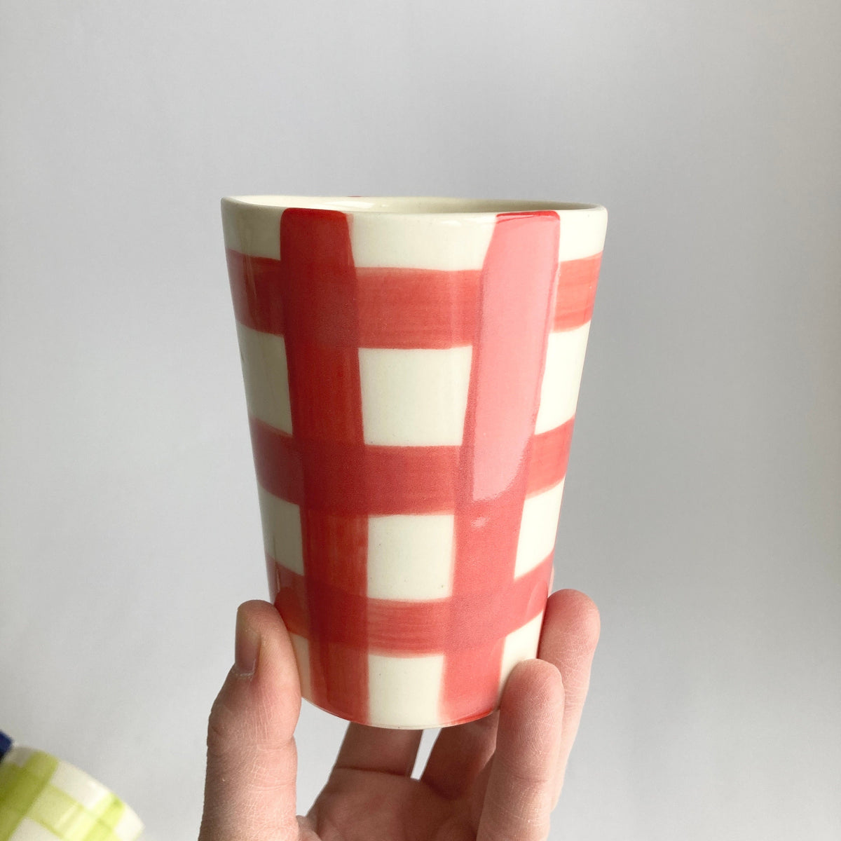 PLAID Ceramic cup