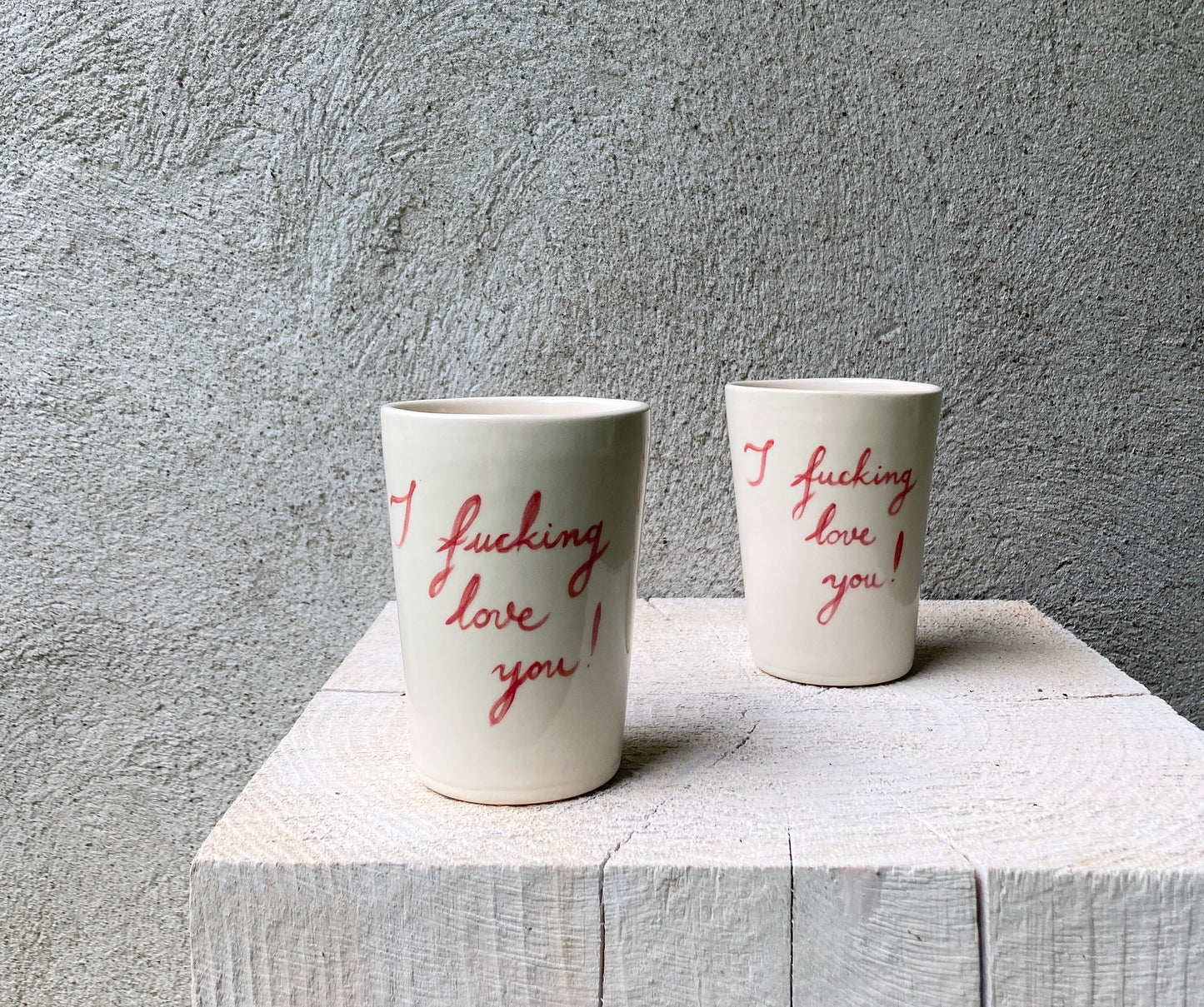I Fucking LOVE YOU! ceramic cup