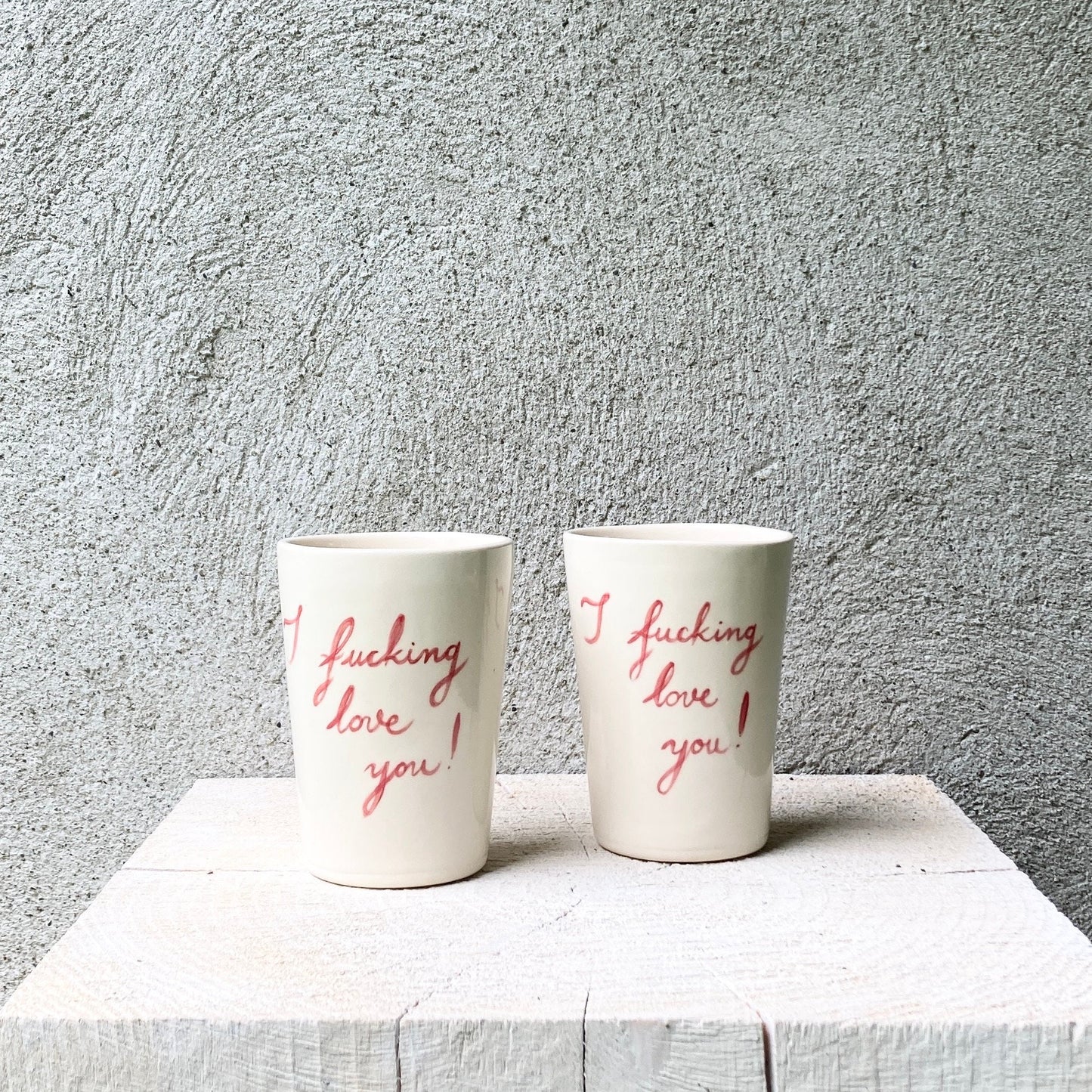 I Fucking LOVE YOU! ceramic cup