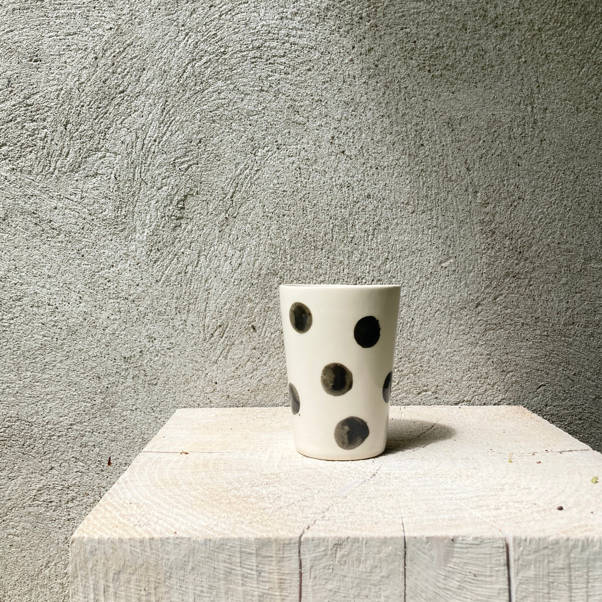 Polka Dot Ceramic cups / ceramic tumblers