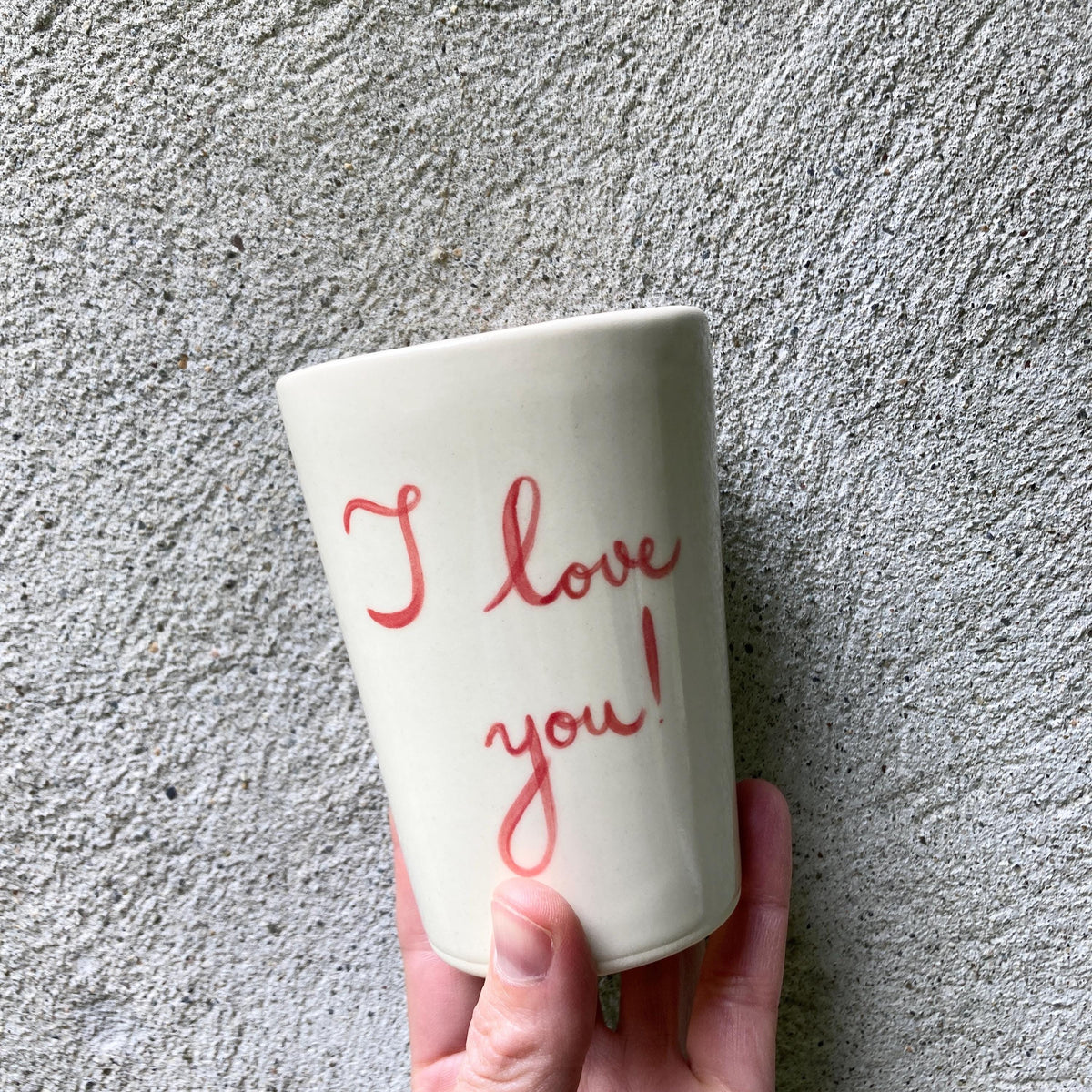 I LOVE YOU! ceramic cup