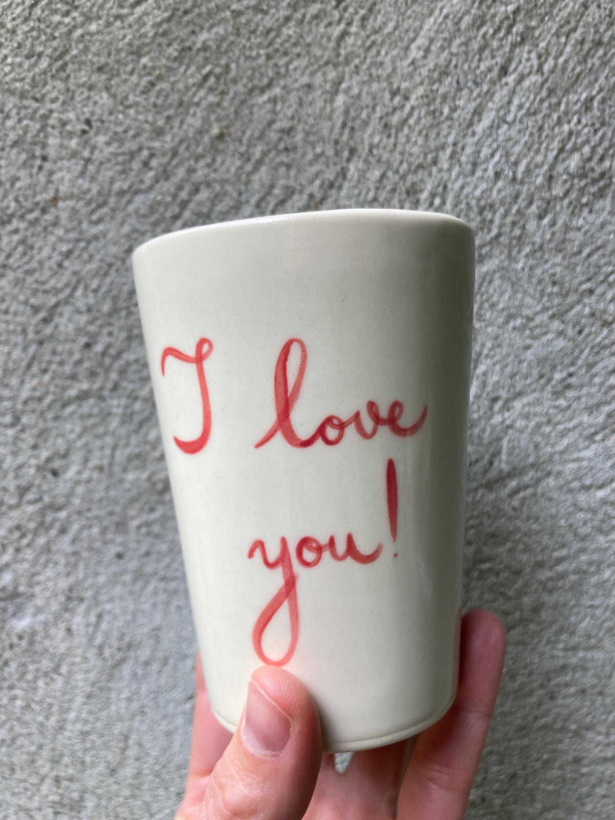 I LOVE YOU! ceramic cup