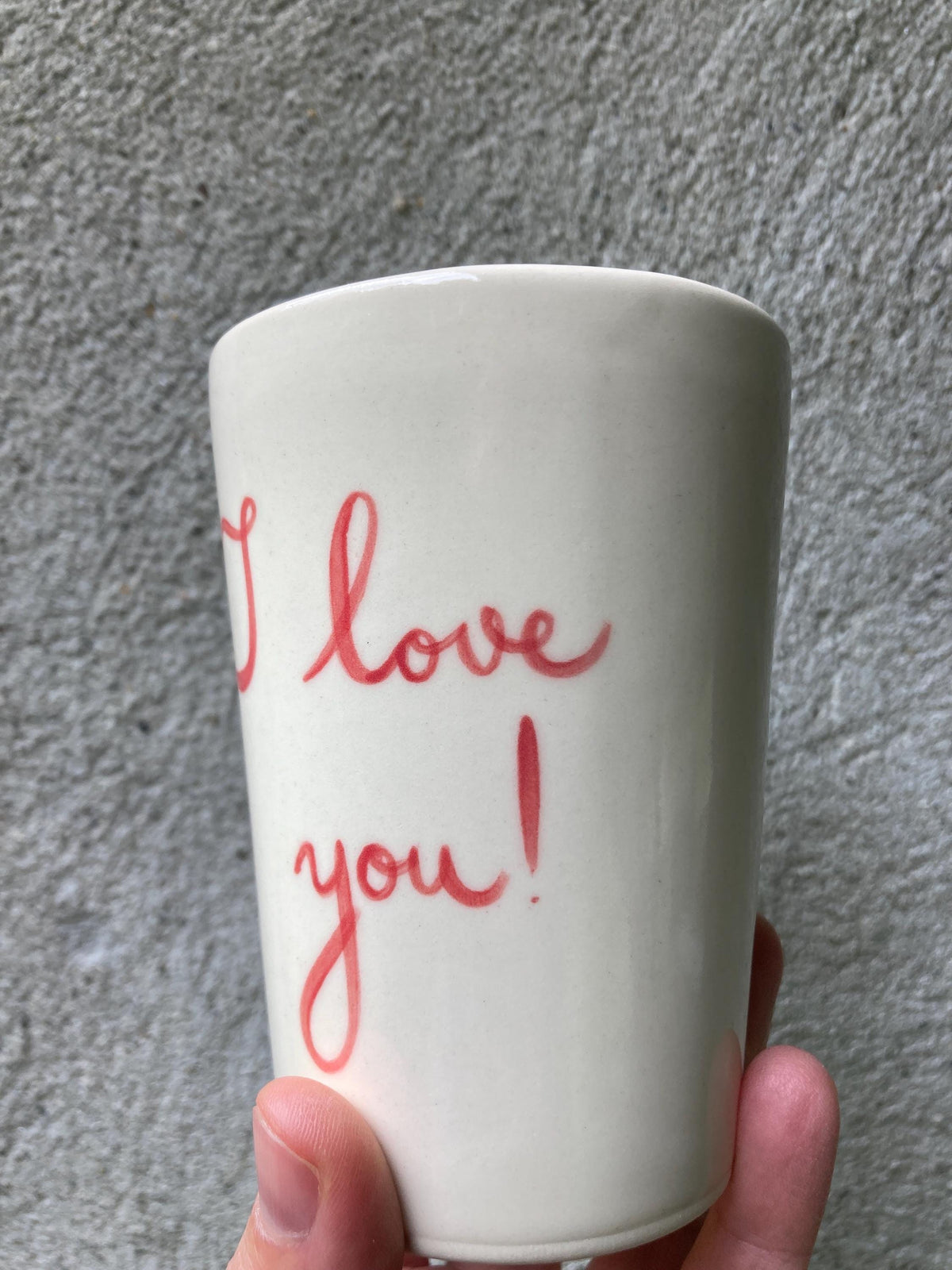 I LOVE YOU! ceramic cup