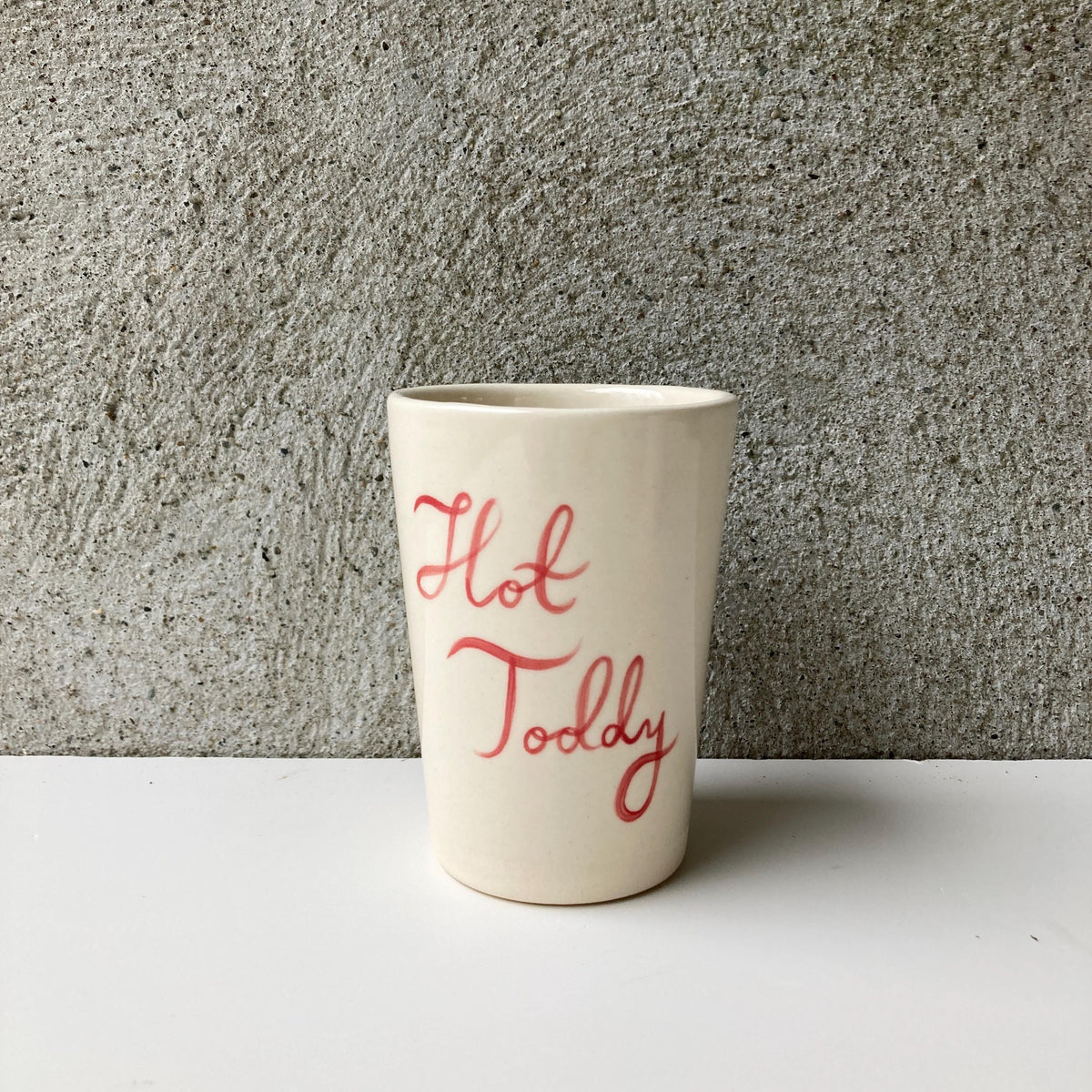 Hot Toddy Calligraphy Ceramic Cup