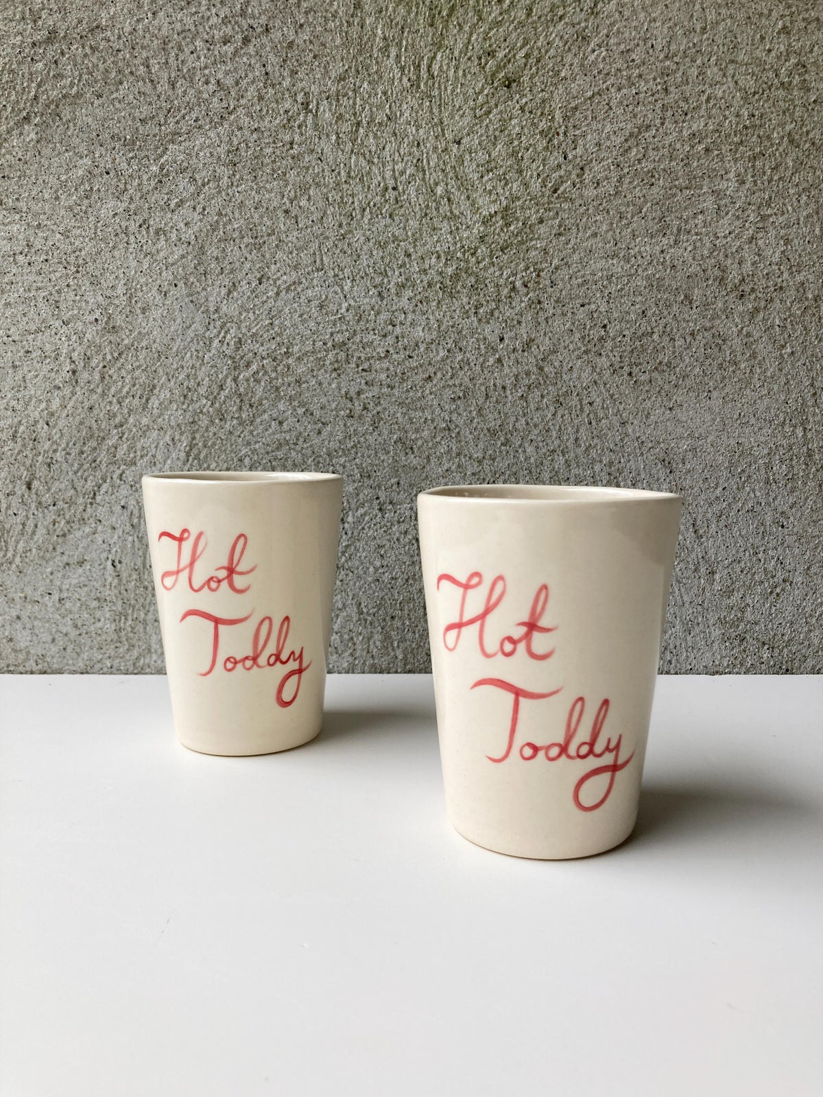 Hot Toddy Calligraphy Ceramic Cup