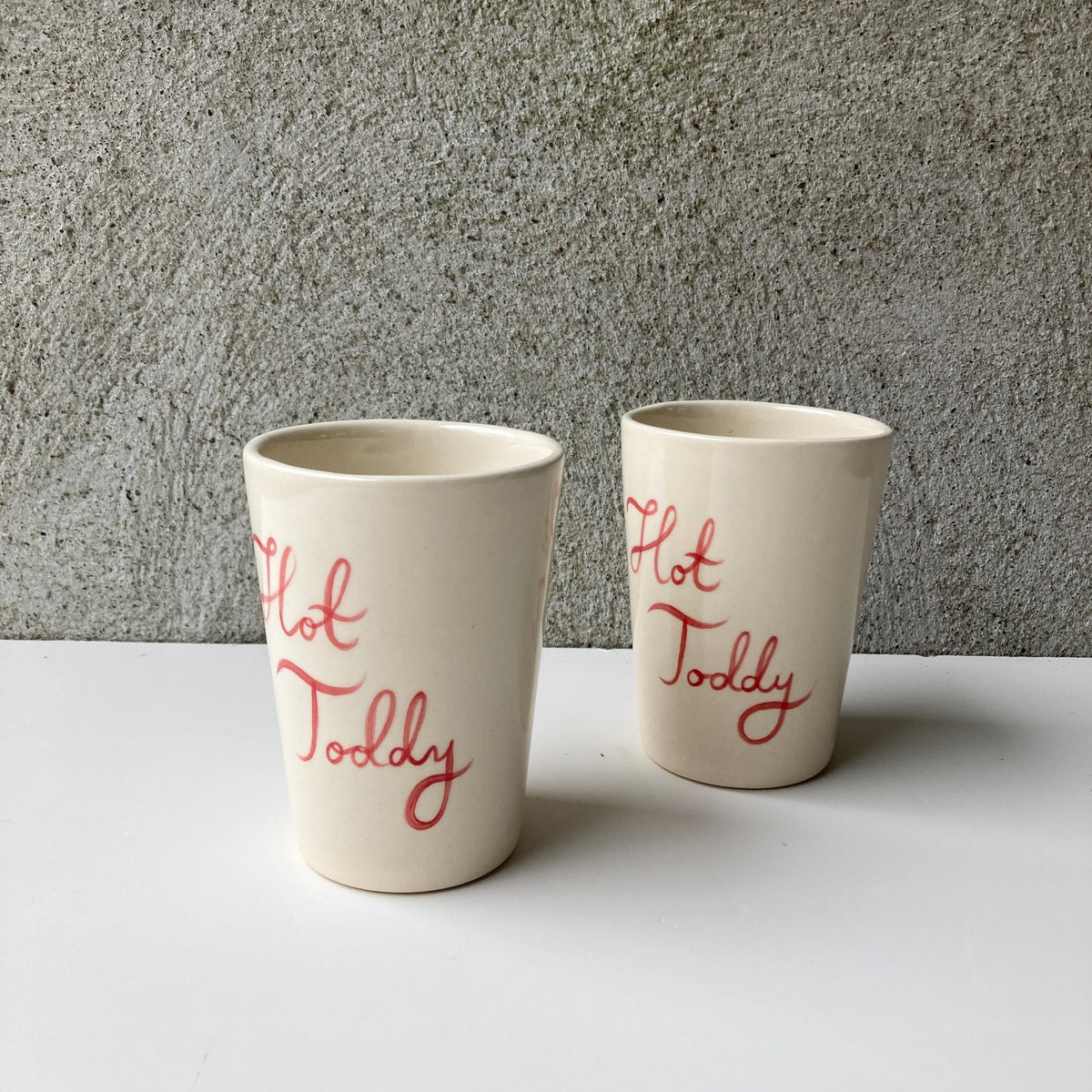 Hot Toddy Calligraphy Ceramic Cup